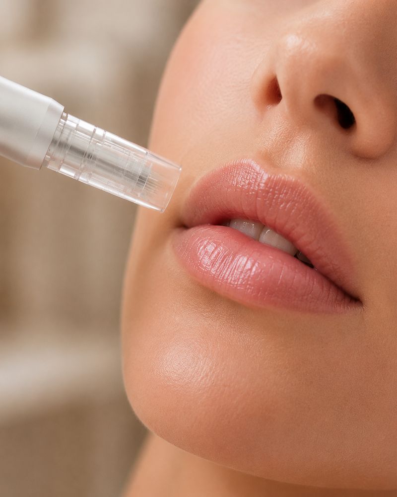 Lip Glow: Microneedling der Lippen